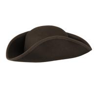 Dreispitz Wollfilzhut by Lipodo braun S (55-56 cm)