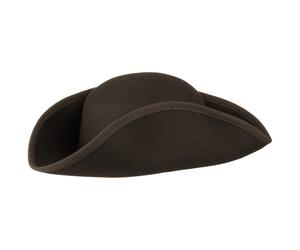 Dreispitz Wollfilzhut by Lipodo braun S (55-56 cm)