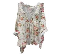 Dreiviertel Arm Shirt Damen, Meine Rechnung Einsehen, Leinenbluse Leinen Shirt Leinenhemd Langarm Tshirt V Ausschnitt Bluse Tunika Große Größen Oberteile Sommeroberteile Sommerblusen Leicht