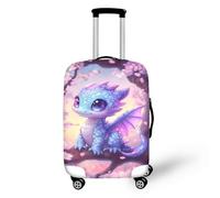 Dremagia Verdickte Reisegepäck-Abdeckung, 45,7 cm, 61 cm, 66 cm, 71,2 cm, 76,2 cm, 76,2 cm, 81,3 cm, Drachenkirschblüte, S(for 18-21 inch luggage)