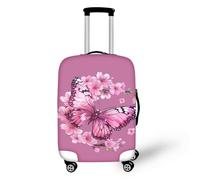 Dremagia Verdickte Reisegepäck-Abdeckung, 45,7 cm, 61 cm, 66 cm, 71,2 cm, 76,2 cm, 76,2 cm, 81,3 cm, Schmetterling, L(for 26-29 inch luggage)