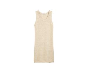 Dress, sleeveless, round neck NATURAL COTTON 36 NATURAL COTTON