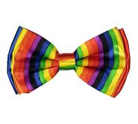 Dress Up America 967 Regenbogen Männer Tuxedo Rainbow Fliege geeignet für Herren Anzug und Smoking (Einheitsgröße), Black