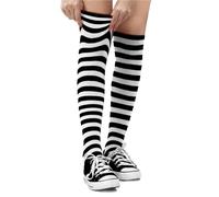 Dress Up America Gestreifte Baumwollsocken für Kinder - Gestreifte Kniestrümpfe für Mädchen und Jungen | Teenager - Stilvoll und Bequem