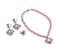 Dress Up America Schmuckset für kleine Mädchen - Prinzessin Schmuckschatulle inklusive schöner Halskette, Armband und Ohrring - Rollenspiel für kleine Mädchen
