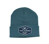 DRESSED IN MUSIC PLAY WITH ME Beanie mit Krempe für Männer/Frauen Surf Monkey® - Einheitsgröße - Original Cuffed Beanie - Wintermütze (Marineblau)