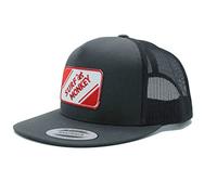 Dressed IN Music Play with ME Full Patch Snapback - Surf Monkey® - Baseballkappe für Herren/Damen, Einheitsgröße, Verstellbarer Hysteres, flaches Visier, Oliv