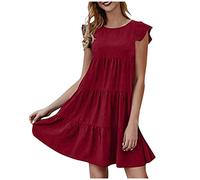 Dresses For Women Geschenke für Frauen Casual Elegant Ärmellos A-Linie Kleider Cocktailkleid Off Shoulder Lang Kleider Brautkleid mit Schlitz Maxi Abendkleid Elegant für Hochzeit mit V-Ausschnit