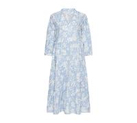 Camel Active - Mittellanges Sommerkleid mit Allover-Print soft blue aop - Gr. - L