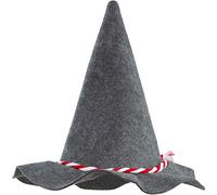 dressforfun 900637 Seppelhut mit Kordel, Filzhut Trachtenhut für Oktoberfest, Trachten Party - Diverse Farben - (Kordel rot weiß | Nr. 302845)