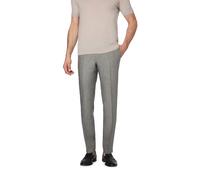 DRESSLER Hose Herren Regular Fit Leinen grau, 52