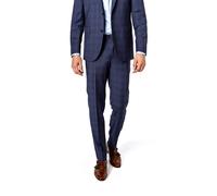 DRESSLER Hose Herren Slim Fit Schurwolle blau, 27