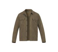 DRESSLER Overshirt Herren Umlegekragen Mikrofaser grün, 50 (M)