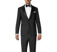 DRESSLER Smoking-Sakko Herren Regular Fit Schurwolle schwarz, 48