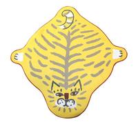 Dreuhuing Selbstklebende Make-up-Tasche, stilvoller Reise-Organizer, waschbar, wiederverwendbar, athletisches Design, Tiger-Design für Tablets, Mädchen, Frauen, Reisen, Zuhause