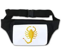 Drive Car Gürteltasche mit gelbem Skorpion-Film und Fernseher, Weiß