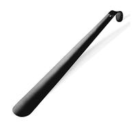 Driveloop® Schuhlöffel 42cm aus Edelstahl - Strapazierfähiger Schuhanzieher in Silber Schuhlöffel lang (Silber) (Black 42 cm)