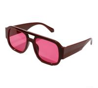 Drivstraw Damen Sonnenbrille mit Doppelsteg, UV400 Schutz, Leichte PC-Gläser, Pilotenform für Alltag, Unisex Mode Eyewear, Tortschild Rahmen mit Blauem Glas(C)