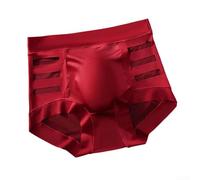 Drivstraw Herren Slip Nahtlos EIS-Seide Dünn Atmungsaktiv 3D Pouch | Nahtloses Design, 76% Nylon/24% Spandex, extrem dünn und atmungsaktiv für kühles Gefühl