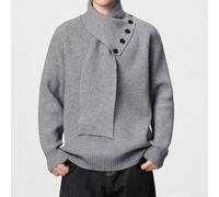 Drivstraw Herren Strickpullover Warm Gefüttert Langer Arm Klassisch | Dickes gestricktes Material, hervorragende Wärmeisolierung für kalte Wintertage, hält den Körper angenehm warm