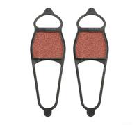 Drivstraw Silikon Steigeisen Ice Grips für Schuhe - Doppelseitige grobe Körnung Anti-Rutsch-Schuhüberzüge, leichte & kompakte Traktionsstollen für Schnee, Eis u