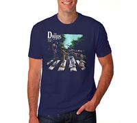 Droids Abbey Road Starwars Beatles Mashup T-Shirt Funny Print Tee, navy, 3XL