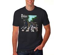 Droids Abbey Road Starwars Beatles Mashup T-Shirt Funny Print Tee, Schwarz , L