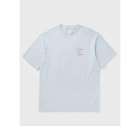 Drôle de Monsieur Le T-Shirt Slogan Calligraphy men Shortsleeves blue in Größe:L