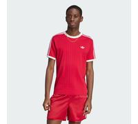 DROP NEEDLE 3-STREIFEN T-SHIRT Team Victory Red XS