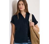 Dropped Shoulder Bluse aus Leinen