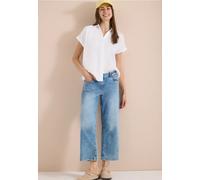 Dropped Shoulder Bluse aus Leinen