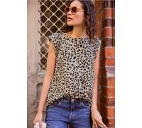 Dropped Shoulder Bluse mit Leo