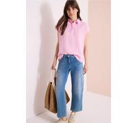 Cecil Damen Dropped-Shoulder-Bluse mit Struktur, Rosa, Größe XXL