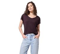 Street One Studio Frauen Dropped Shoulder Shirt aus Jersey in Lila, Gr: 40