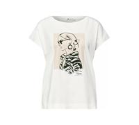 Damen Dropped Shoulder Shirt mit Print