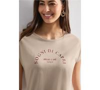 Dropped Shoulder Shirt mit Rundhals