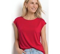 Dropped Shoulder Shirt mit U-Boot-Ausschnitt