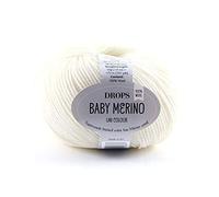 Drops Baby Merino Uni Colour 50g - 02 off white