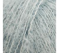 Drops Brushed Alpaca Silk color 14 hell graugrün, 25g Lacegarn mit Seide und gebürsteter Alpakawolle, flauschig weich