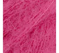 Drops Brushed Alpaca Silk color 18 cerise, 25g Lacegarn mit Seide und gebürsteter Alpakawolle, flauschig weich