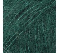 Flauschiges superfeines Alpaka- und Seidengarn, Drops gebürstete Alpaka-Seide, leicht und warm, 25,5 g, 153 Meter pro Knäuel (11 Waldgrün)