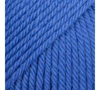 Drops Daisy 100 % Merinowolle, Garn zum Stricken und Häkeln, 3 oder leicht, DK, leichtes Kammgarn, 51 g, 120 Meter pro Knäuel, 1 x 50 g (24 Kobaltblau)