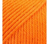 Drops Daisy 100 % Merinowolle, Garn zum Stricken und Häkeln, 3 oder leicht, DK, leichtes Kammgarn, 51 g, 120 Meter pro Knäuel, 1 x 50 g (23 Orange)
