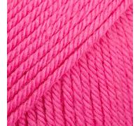 Drops Daisy 100 % Merinowolle, Garn zum Stricken und Häkeln, 3 oder leicht, DK, leichtes Kammgarn, 51 g, 120 Meter pro Knäuel, 1 x 50 g (22 Magenta)