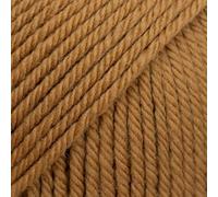 Drops Daisy 100 % Merinowolle, Garn zum Stricken und Häkeln, 3 oder leicht, DK, leichtes Kammgarn, 51 g, 120 Meter pro Knäuel, 1 x 50 g (12 Karamell)