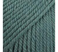 Drops Daisy 100 % Merinowolle, Garn zum Stricken und Häkeln, 3 oder leicht, DK, leichtes Kammgarn, 51 g, 120 Meter pro Knäuel, 1 x 50 g (18 dunkelblau-grün)