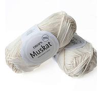 Drops Muskat Uni Colour 50g - 08 off white