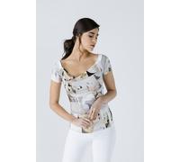 Druck Drape Neck Top EU 42 / UK 14