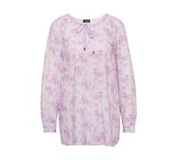 Druckbluse GOLDNER "Kurzgröße Druckbluse aus Baumwoll-Qualität", Damen, Gr. 20, weiß (perlweiß, gemustert), Obermaterial: 100% Viskose CV., normal, Sonstiges, Blusen Druckbluse, Ohne (30342843-20) per