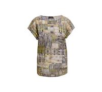 Druckbluse GOLDNER "Ultraleichte Druckbluse aus reiner Baumwolle", Damen, Gr. 40, bunt (natur, gemustert), Obermaterial: 100% Baumwolle CO., normal, Rundhals, Sonstiges, Blusen Druckbluse, Ohne (20426